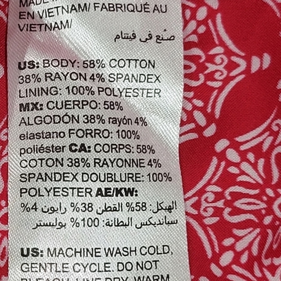 CHICO'S Raspberry Pink Roll Tab Cuff Lined Jacket Sz 1/Medium/8 - Picture 7 of 8